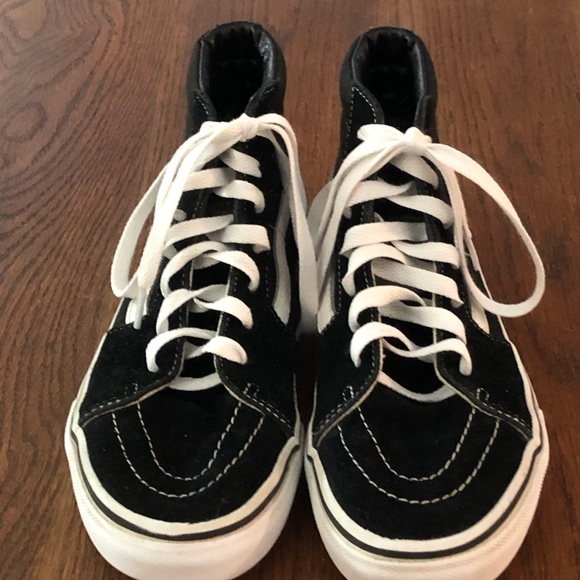 VANS Off The Wall Hi tops Youth Size 4 Excellent Condition - Picture 6 of 13